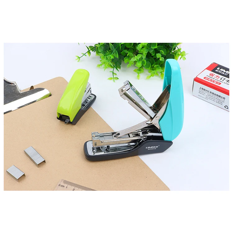 
UMI Stationery Factory Direct Production High Quality Fashion Metal Manual office stapler 