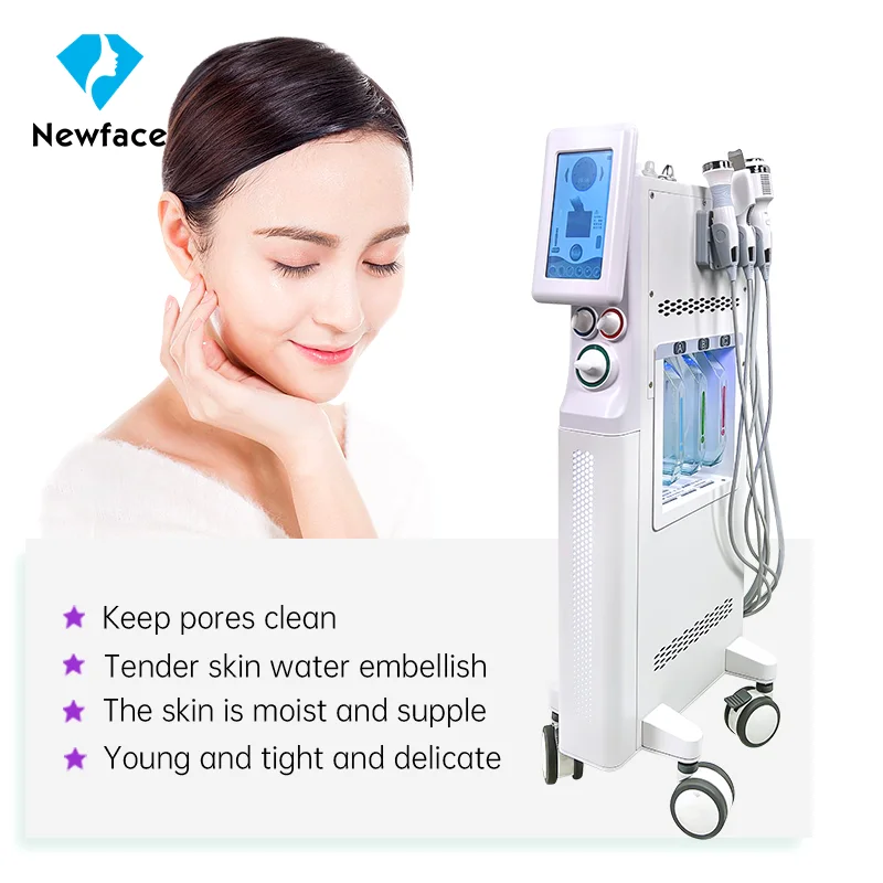 NewFace Top Quality Multifunctional Facial Clean Hydro Dermabrasion Face Skin Machine Rejuvenation Hydra Beauty Salon Equipment