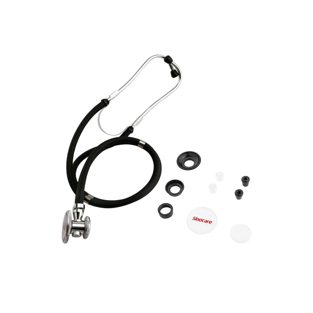 
Sinocare multi function medical high quality dual head stethoscope 