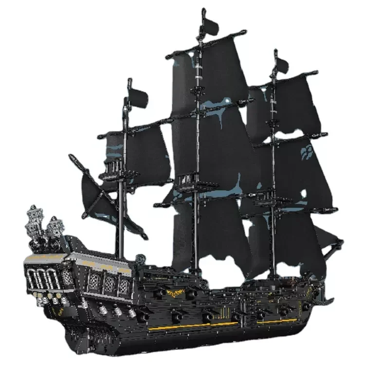 13083 13109 13111 13138 MOULD KING building Blocks Ghost+Dutchman+Black Pearl+Pirate Ship MOC SET adult gifts (D-ABCDE)(PA01176)