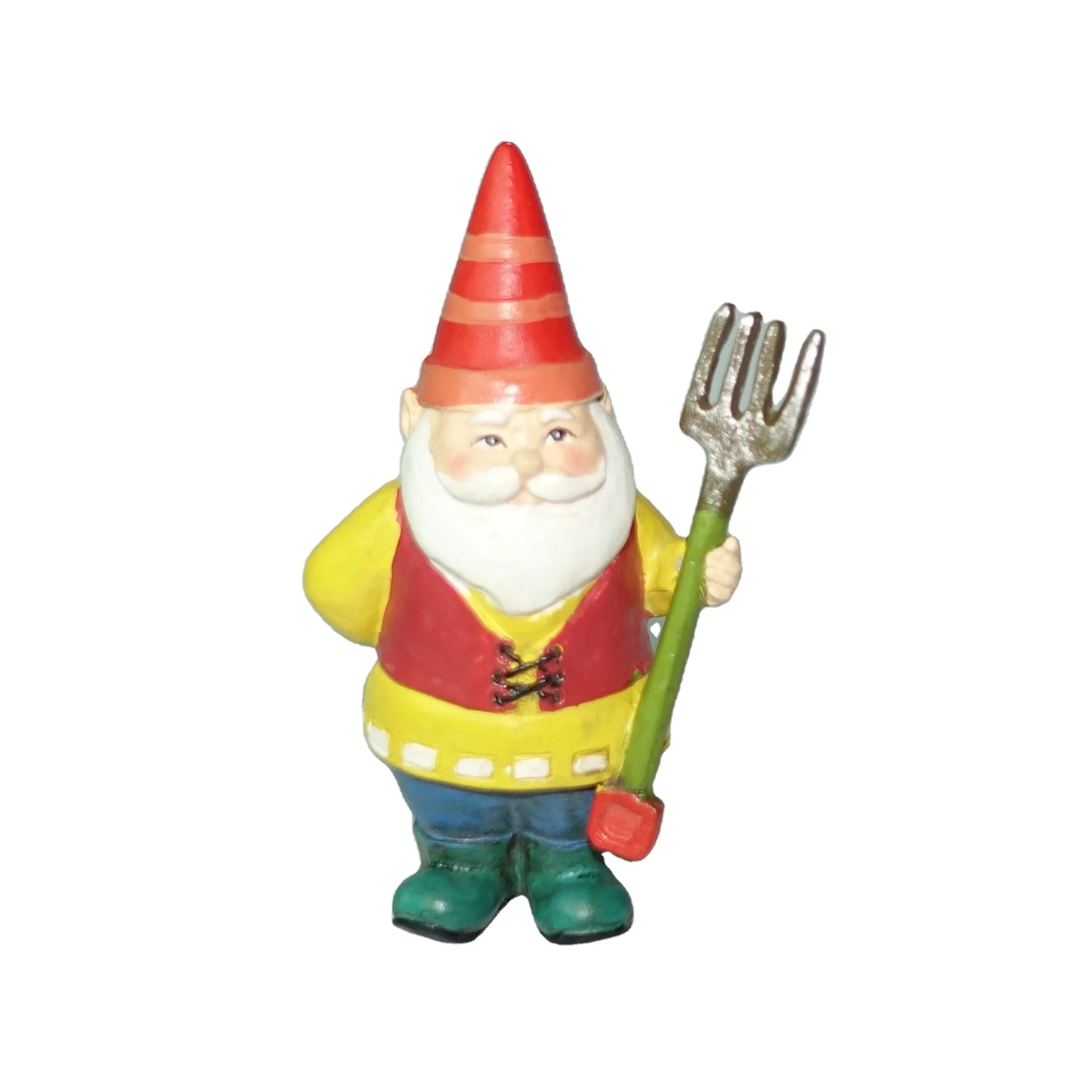 Fairy Garden Decor Resin Craft Cute Miniature Kneeling Gnome Statue with Camera Decoration Polyresin Gnome Figurine