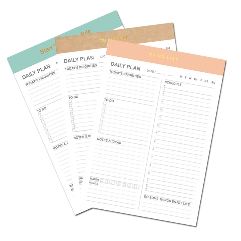 Magnetic Wholesale Custom A5 Paper Notepad Line Memo Pad Notes Giant Magnet To Do List