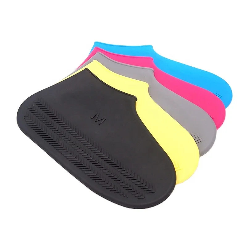 Wholesale Customized Waterproof Reusable Outdoor Boots Cover Anti Slip Silicone Rain Shoes Cover