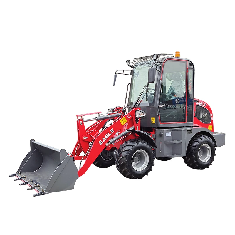 Epa New Design 4x4 Mini Wheel Loader Zl910 Used With 1 Ton Rated Load And Attachments Free Shipping For Sale