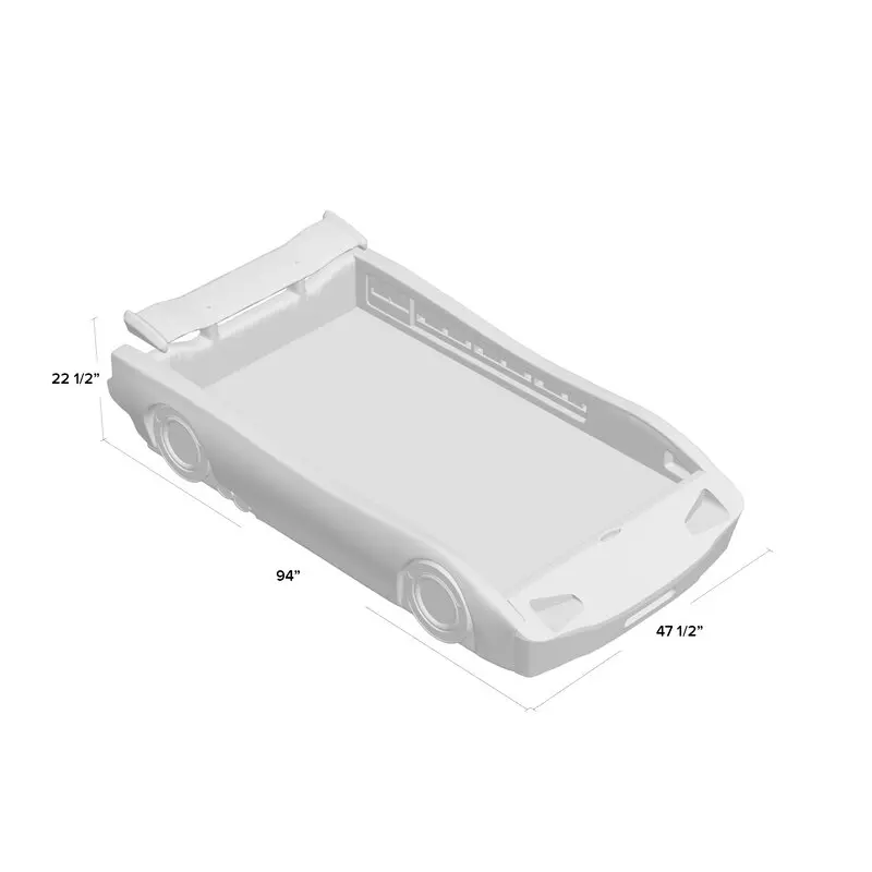 Bedroom furniture Modern fashion racing car styling children kids car bed