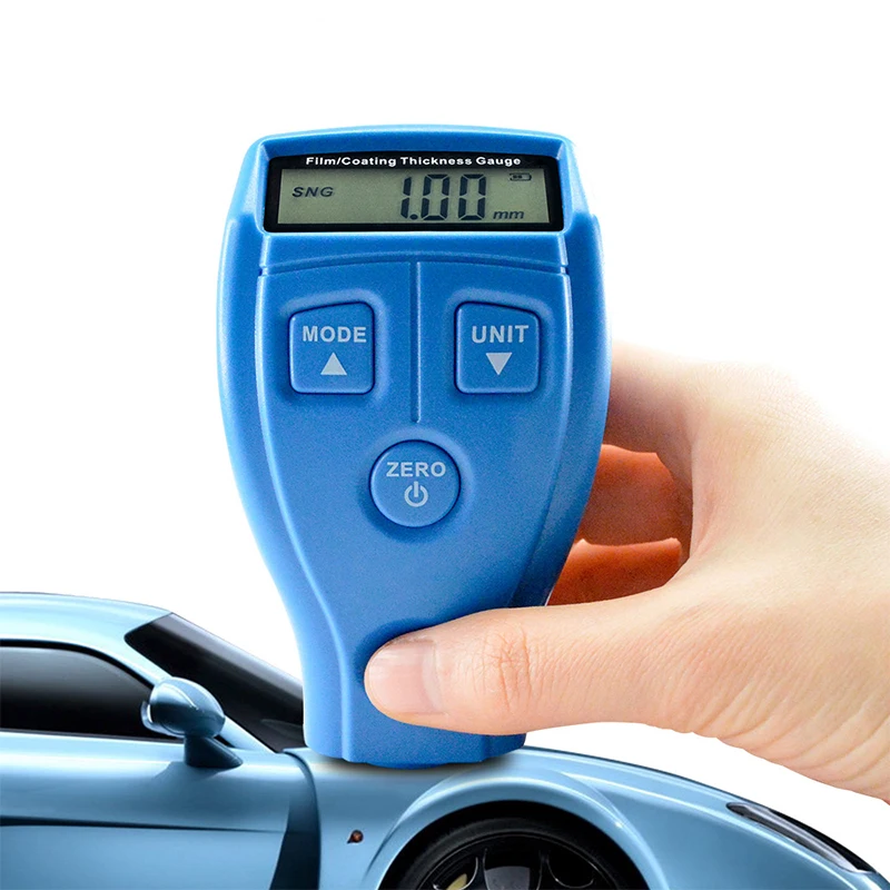 GM200A Thickness Gauges Paint Coating Thickness Gauge Digital Car Thickness Gauge Tester With Backlight Mini Film