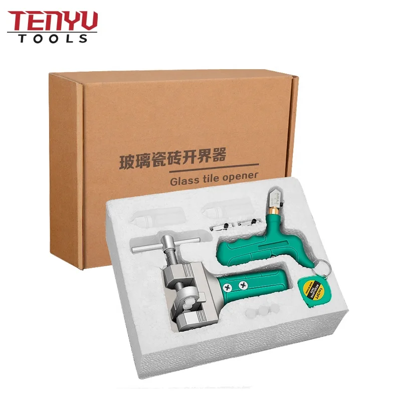 Multi-Functional Portable Glass Tile Opener Manual Glass Mirror Tile Cutter for Set