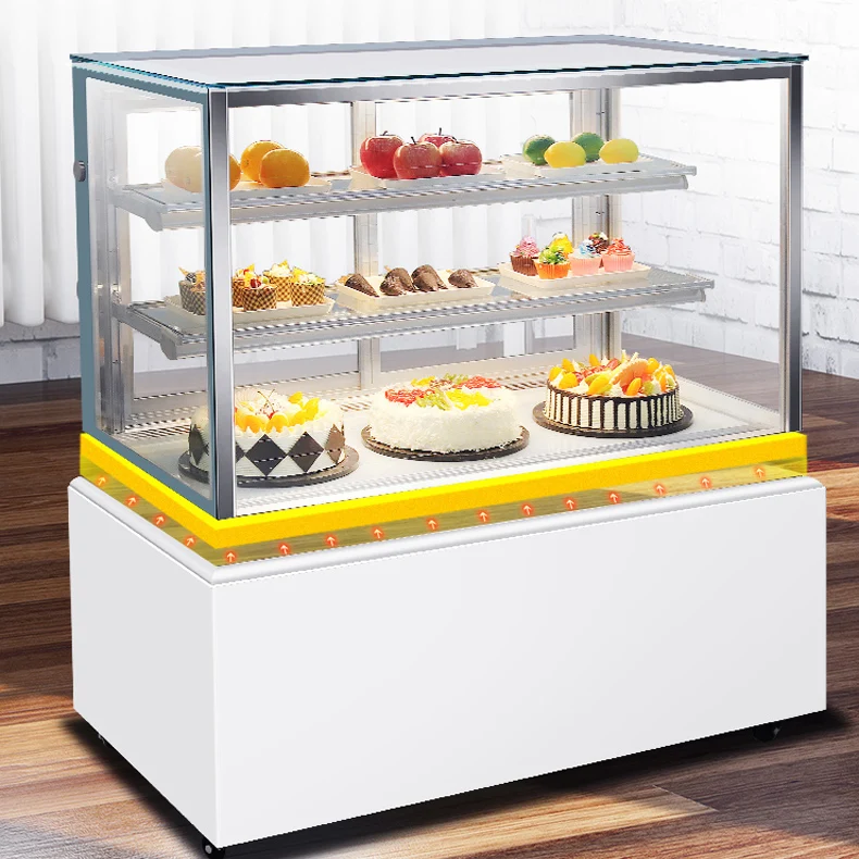 Commercial round refrigerator pastry cake display  refrigerators display cheese