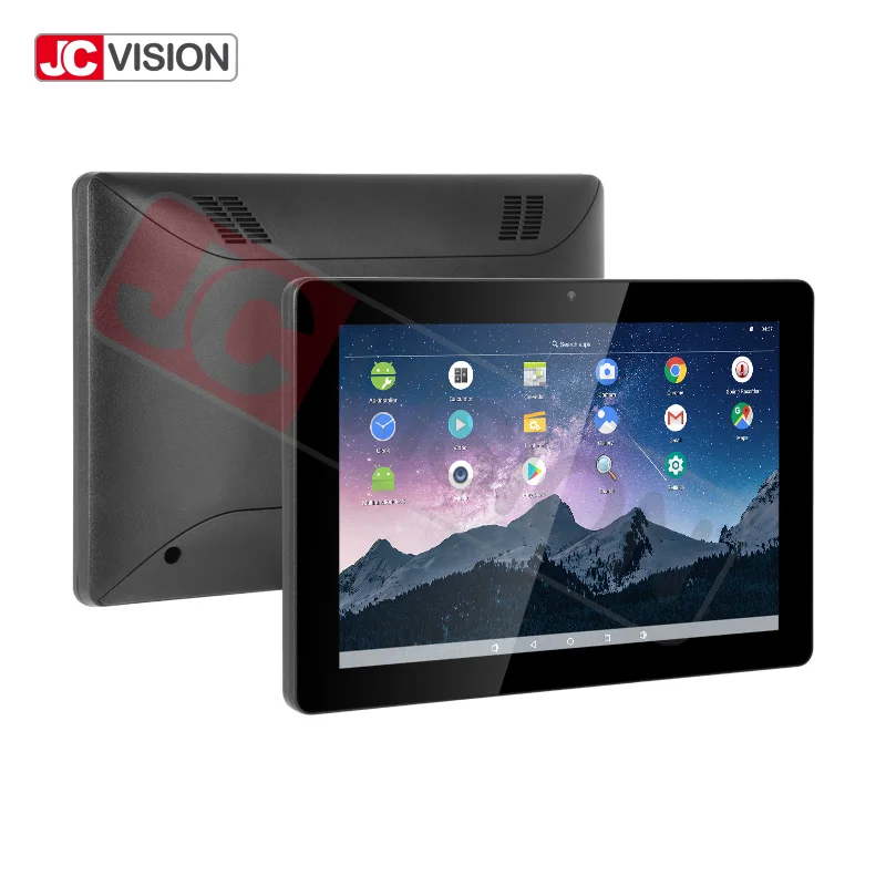 JCVISION 10.1 inch POE Advertising Display Meeting Room Display Smart Android Media Player Tablet Advertising Display