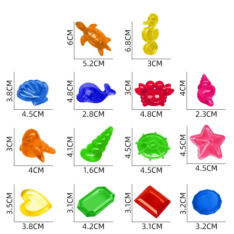 Diving Gem Swimming Pool Dive Gems Underwater Toys Plastic Gem Toys for Summer Pool Beach Party