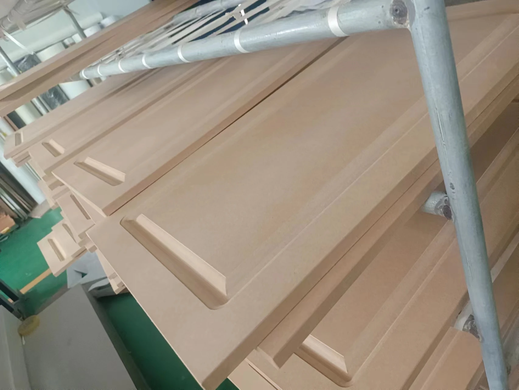 cabinet door pvc covered  mdf  door for  kitchen cabinet