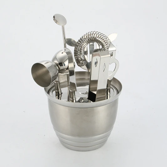 Прямая поставка с завода, высококачественный барный инструмент из нержавеющей стали, набор для коктейлей, барный инструмент