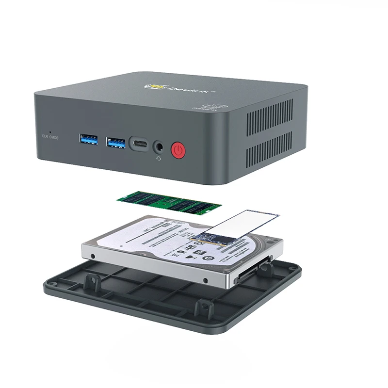 Новейший Beelink U55 Встроенный микрокомпьютер 8 ГБ ОЗУ DDR3 графика Windows 10 карта Core Intel i3 мини геймерский