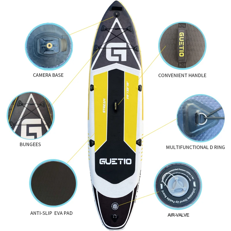 OEM ODM Paddel 351cm pvc customizable board sup bord wholesale sup paddle board surfing water sports inflatable sup board