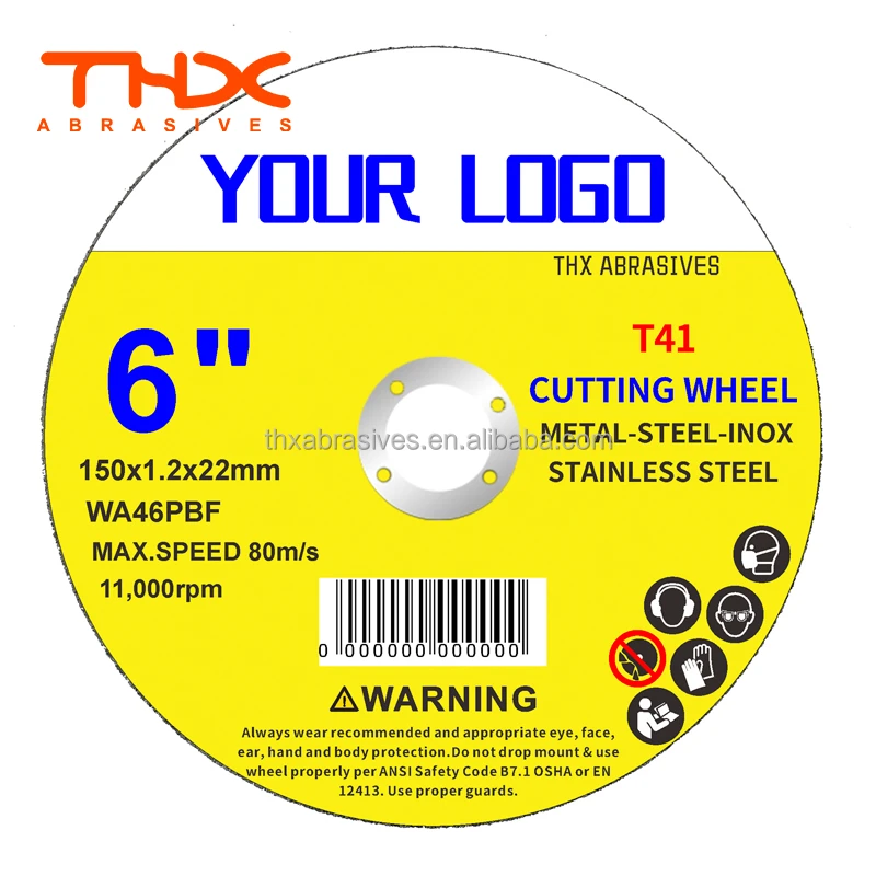 150mm glas cutting and grinding disc abrasives cut off wheel cutting disk oasis disc