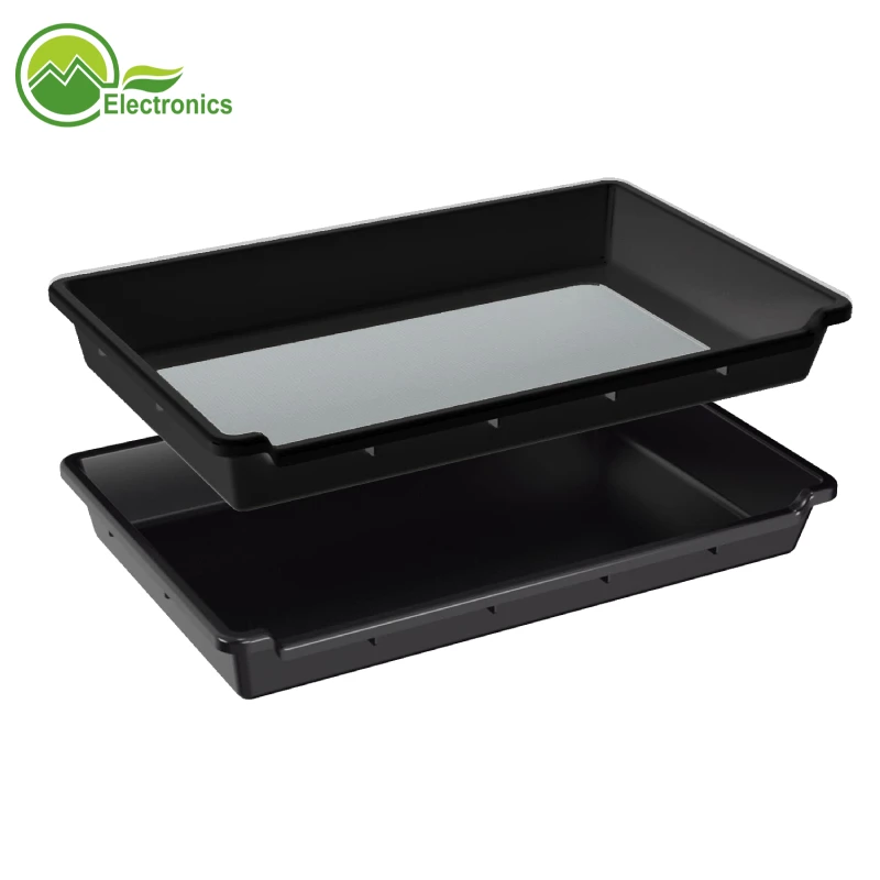 Russia Thailand  Hot Sale Plastic Collecting Bud Trimming Tray With Scissors Trim Bin Trays For Herbs
