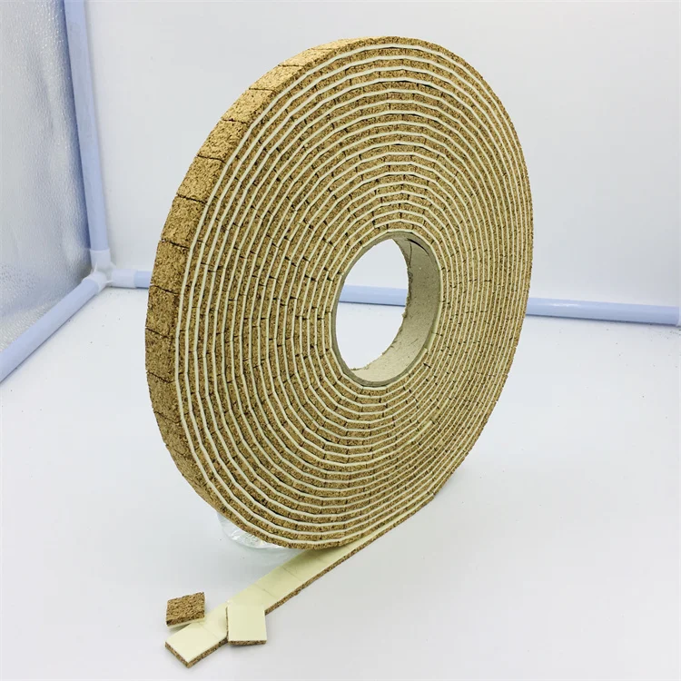 18*18*3+1mm Cling Foam Rolls Glass Distance Protector Spacer Cork Separator Pads