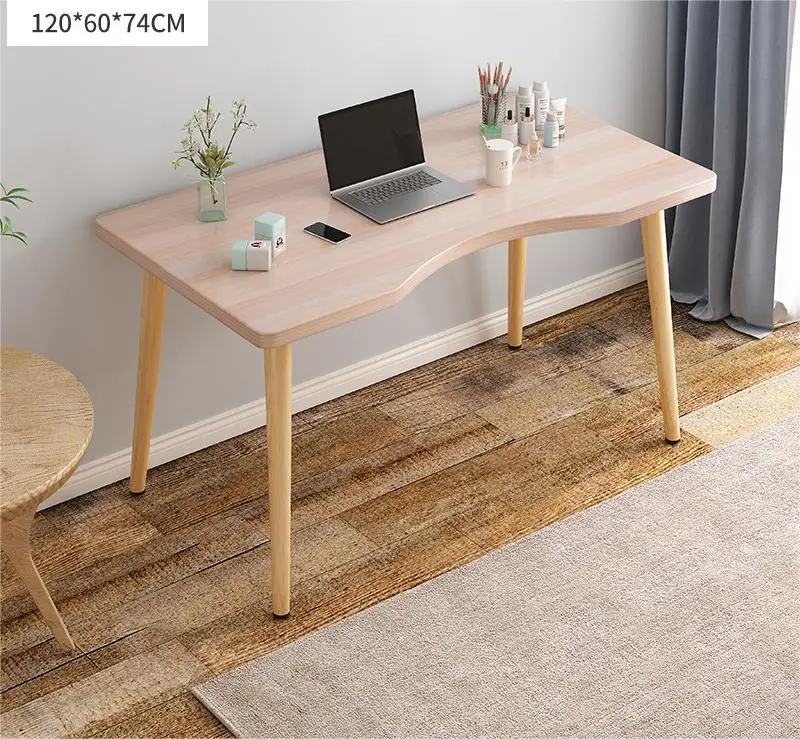 High-Quality Modern Simple White 15 Degree Comfortable Arc Computer Desk For Study Room