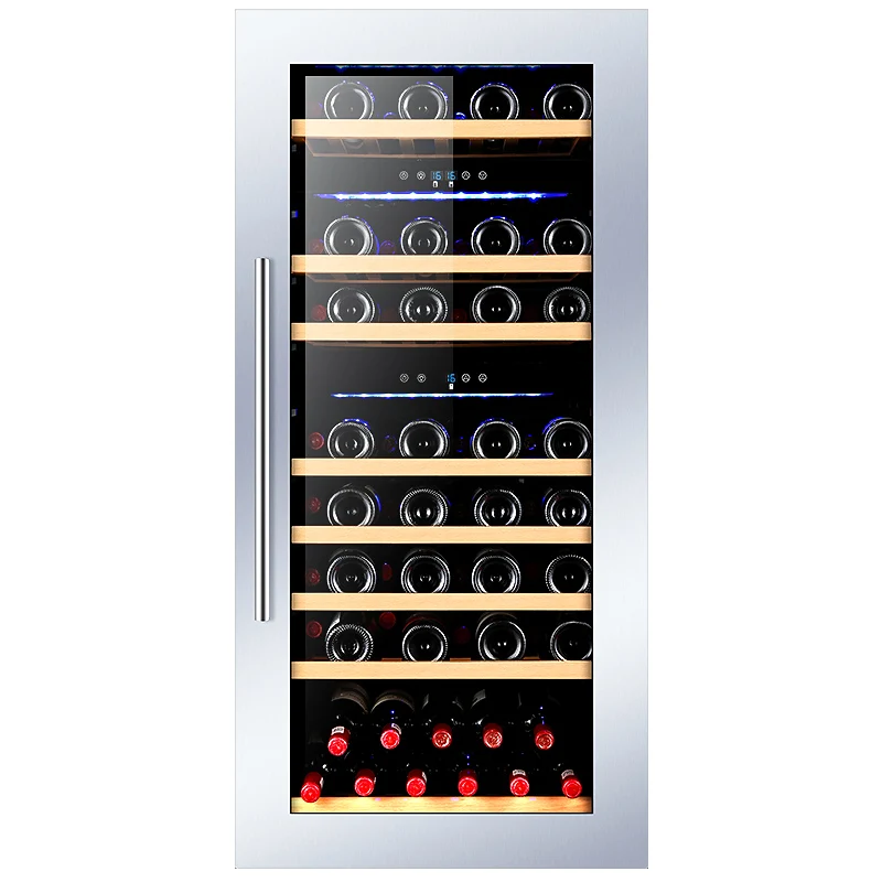 Wine fridge high quality Wine cellar home red Wine cooler chiller refridgrator multi- zone cabinet with compressor Y-JC220A