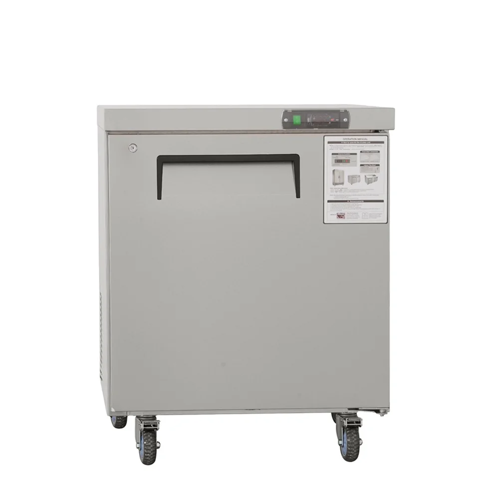 Luxury Counter worktop chiller Table refrigeration Fridge flat top undercounter refrigerator FOR Kitchen