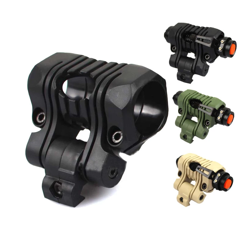 Tactical Flashlight Helmet Holder Torch Clip Mount Rail 21mm Rail mount for Fast Mich Wendy M88 Tactical Helmet