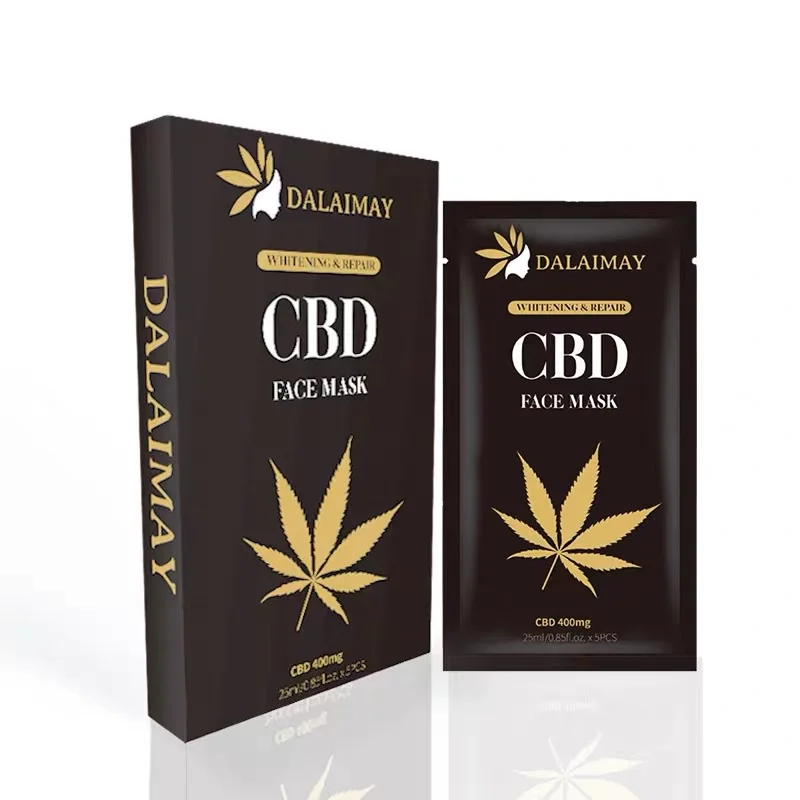  Маска для лица CBD конопляная фабрика лучшая отбеливающая маска увлажняющая натуральная Органическая конопляное масло