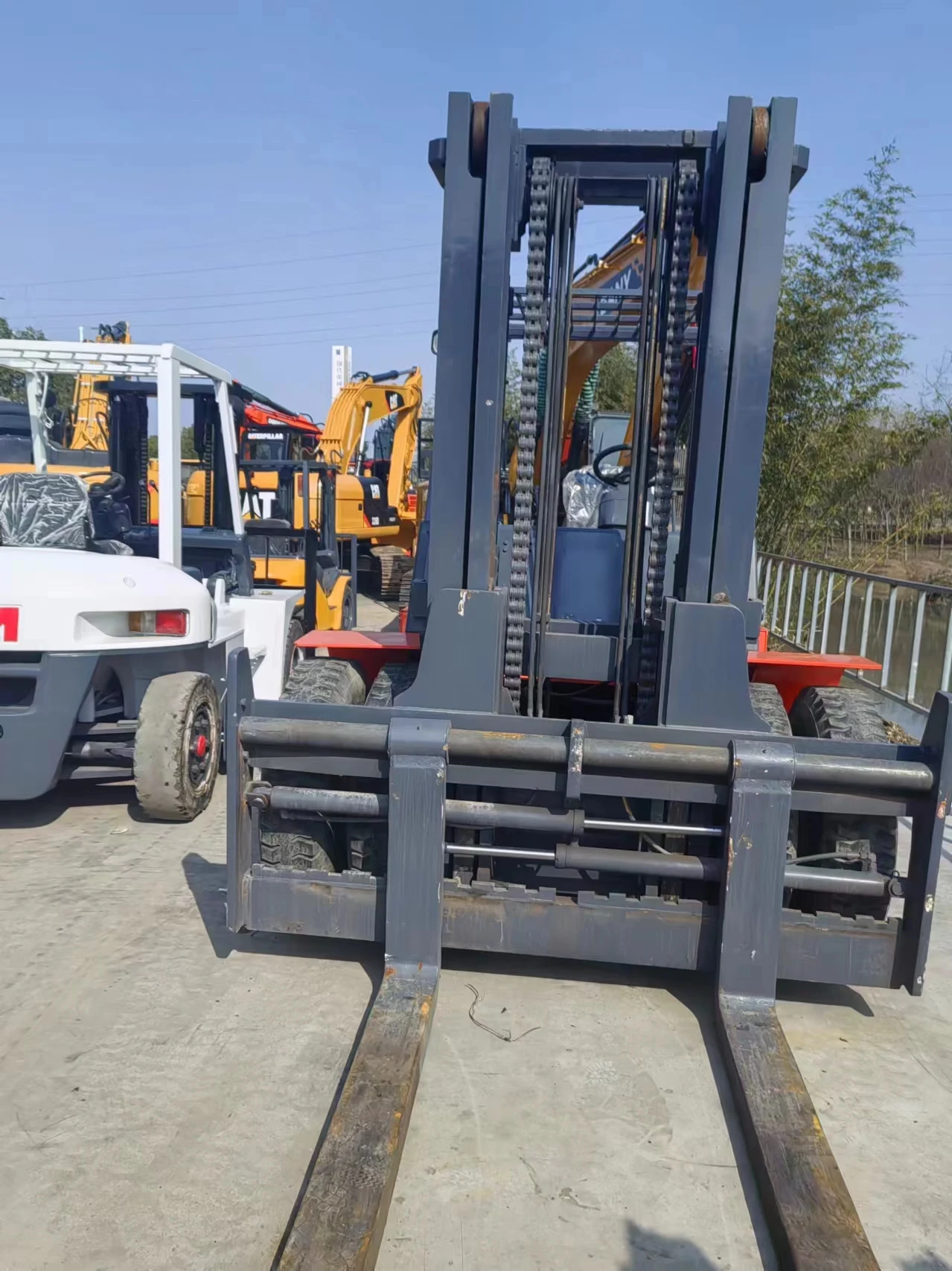 freeship High Quality Heli 10T Forklifts CPCD100 Great Logistic Equipment cheap original Truck new/used second hand forklift EPA