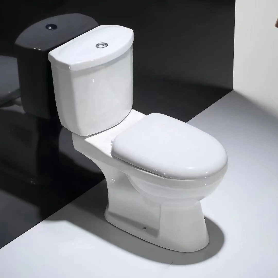 Modern bathroom toilet set and wash basin suit Good price toilet for Africa twyford toilet Benin Parma WC