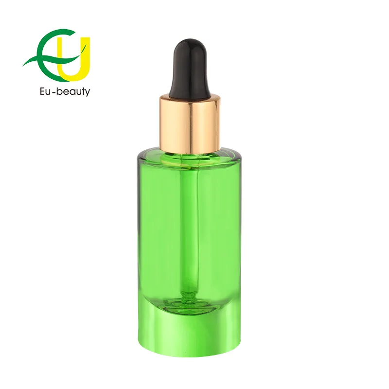 
13/415 10ml customization dropper glass bottle for essential oil with dropper caps 