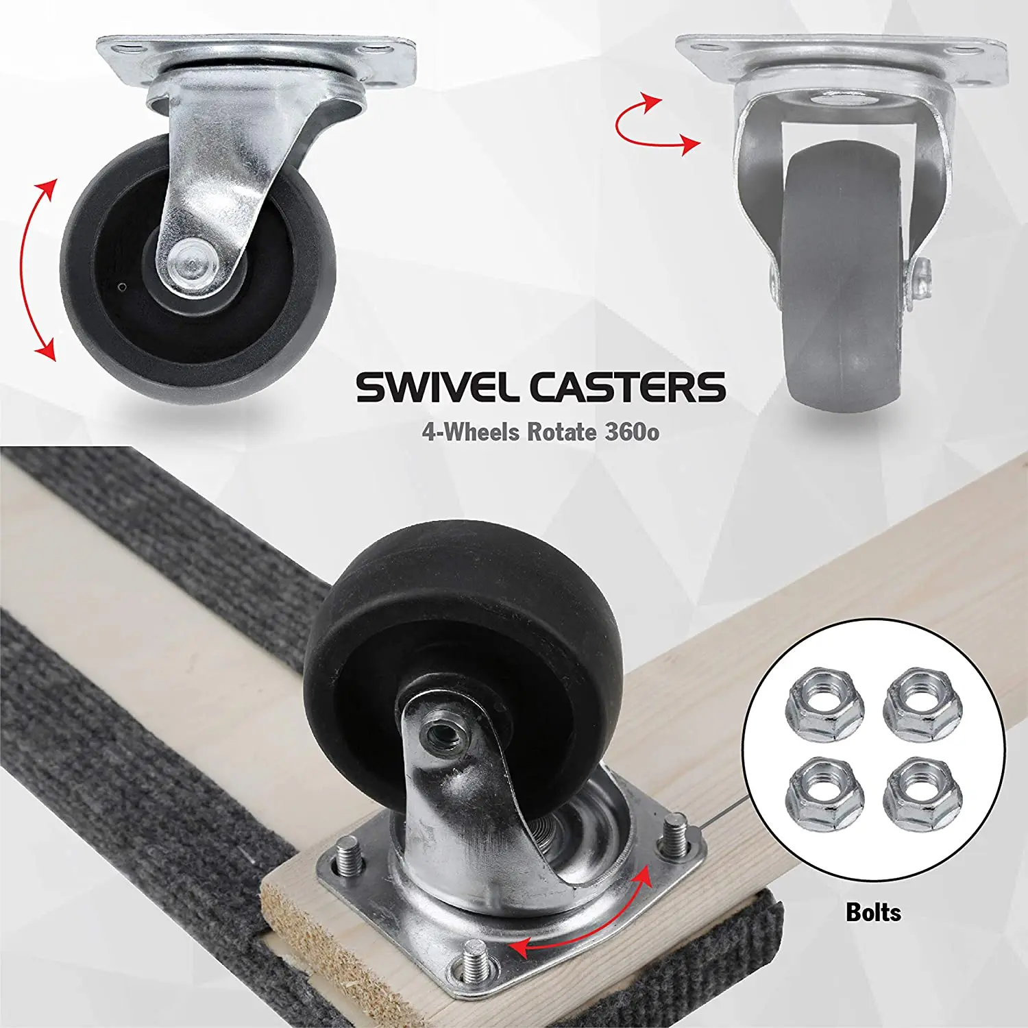 30 In X 18 In 1000 Lb. Capacity Hardwood MOVER  Dolly furniture dolly tool cart cheap factory wholesale manufacturer