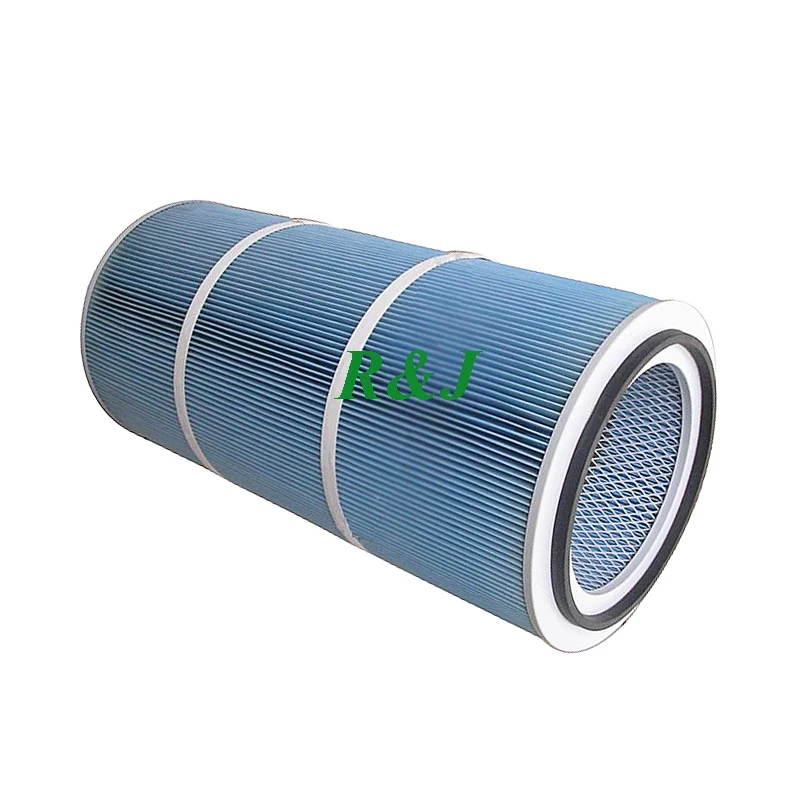 Customized Industrial Powder Dust Removal Filter Wood pulp fiber air filter cartridge