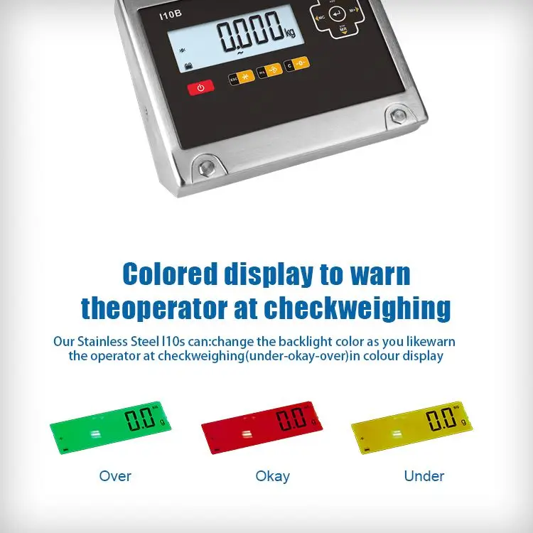 Оптовая цена взвешивания цифровой Oiml нержавеющая сталь индикатор