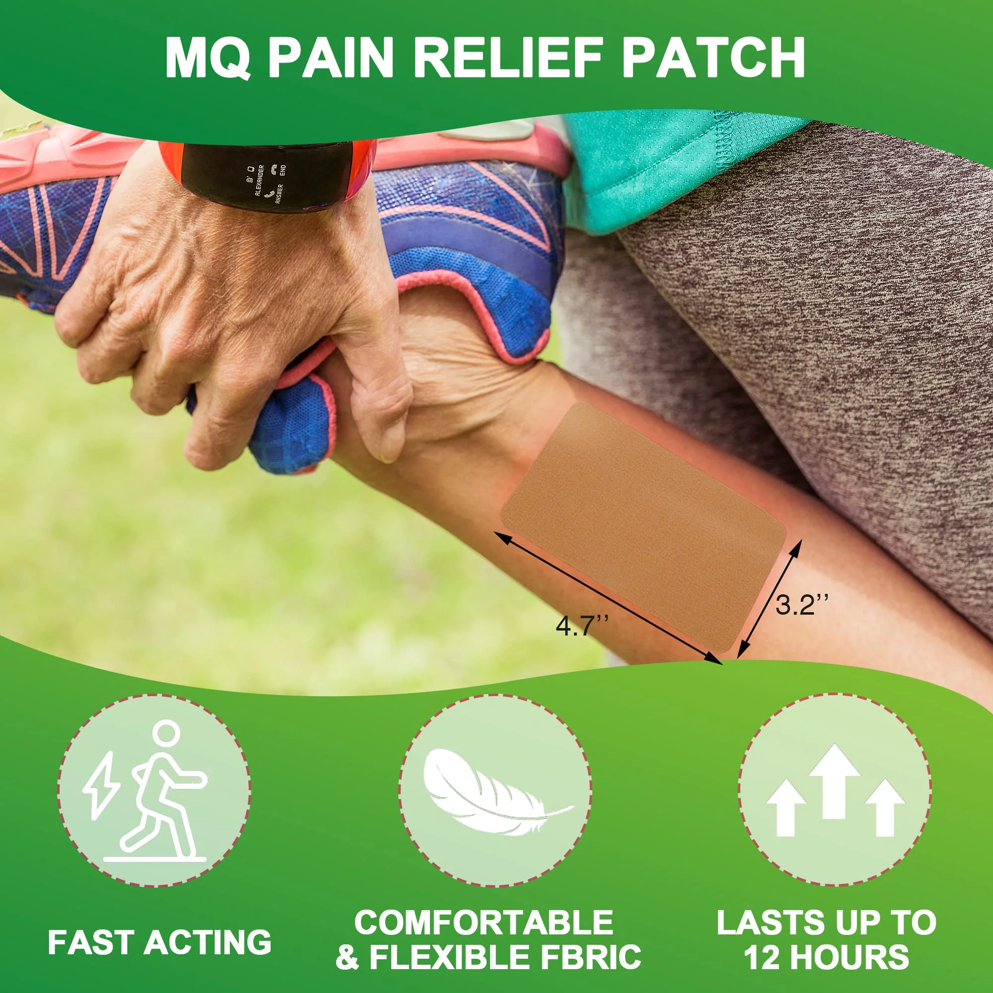 12 hours lasting pain relief patch back knee patch multi area applied elastic easy use remove pain patches