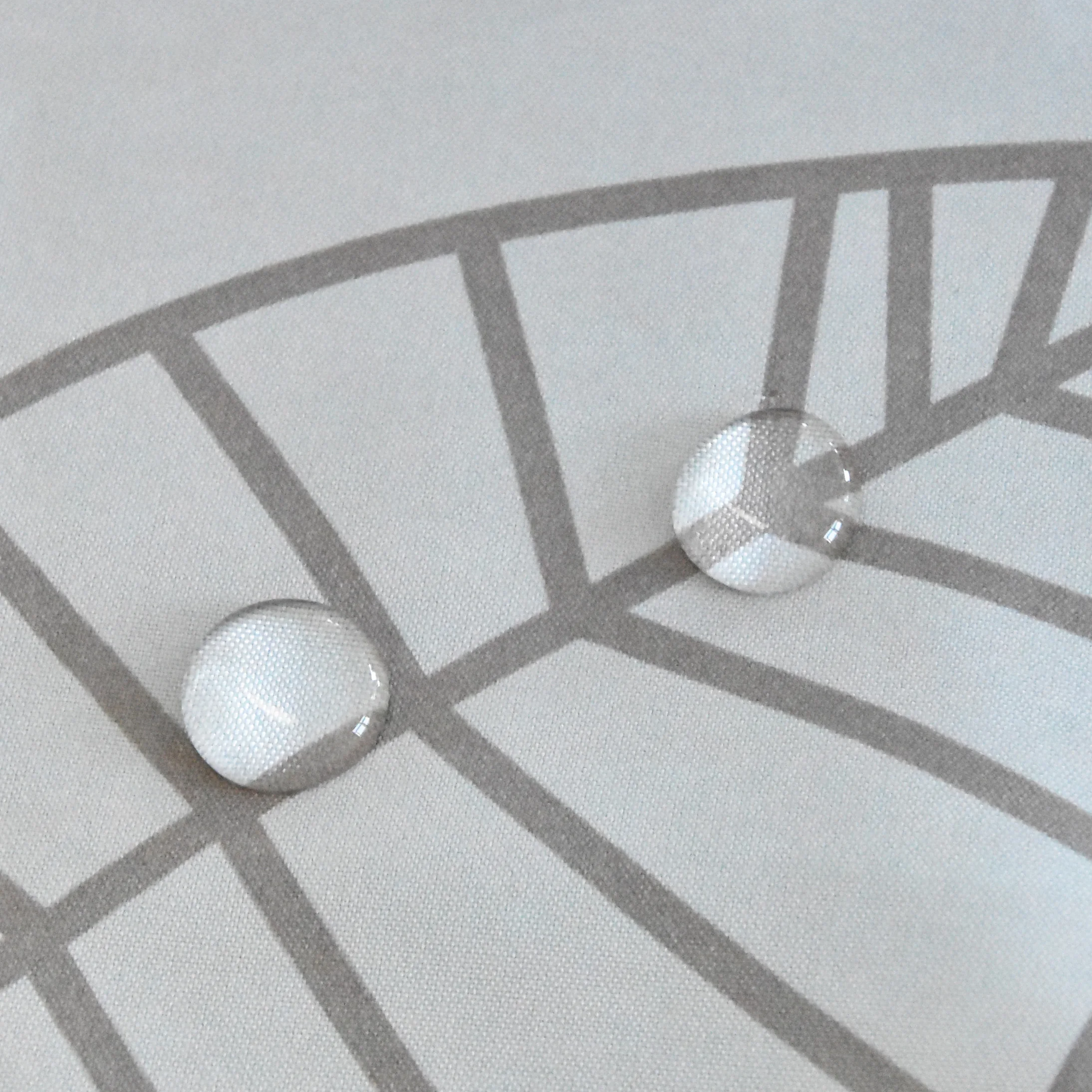 Hookless Waterproof Fabric Wholesale Leaves Printed Shower Curtain For Bathroom