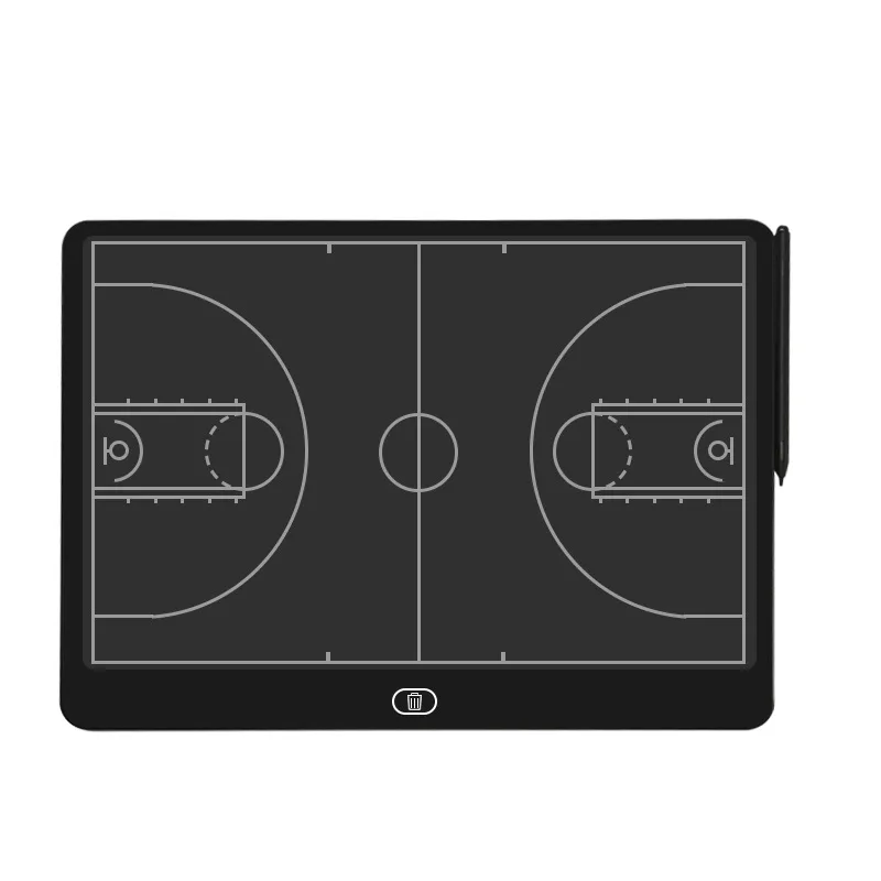 Electronic Football Tactical Board Basketball Coaching Board,LCD Soccer Strategy Board with Stylus Pen