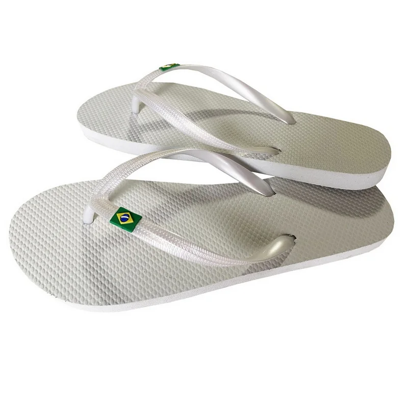 Cheap Summer PE Rubber Beach Outdoor Plain Pvc Rubber Ladies Flip Flops