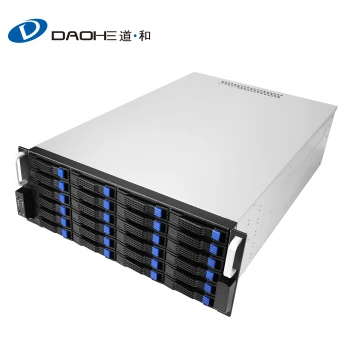 jbod server nas case 4u 24bays with 12G expander card and 550w power supply hdd docking station