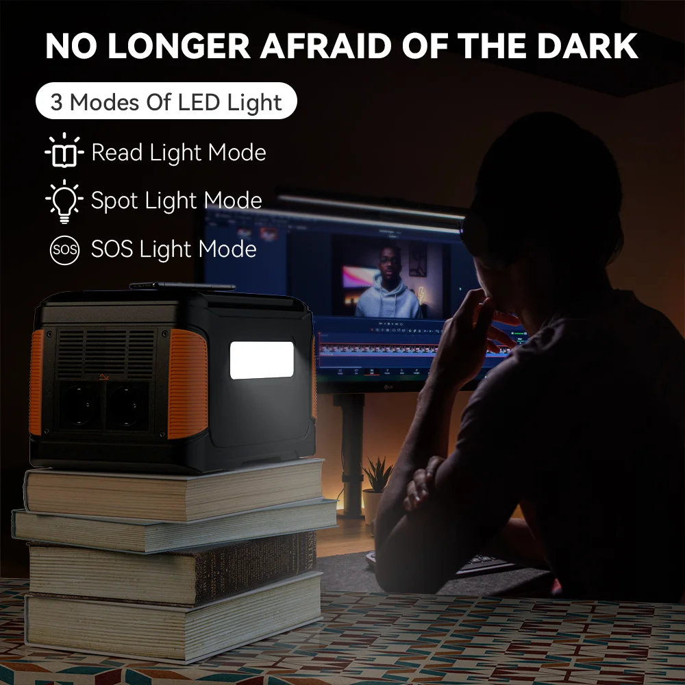 Cheap Price Power Station Charger Camping Powerstation Powerbank 1000w Power Supply 1000 Watt Lithium Battery Solar Generator