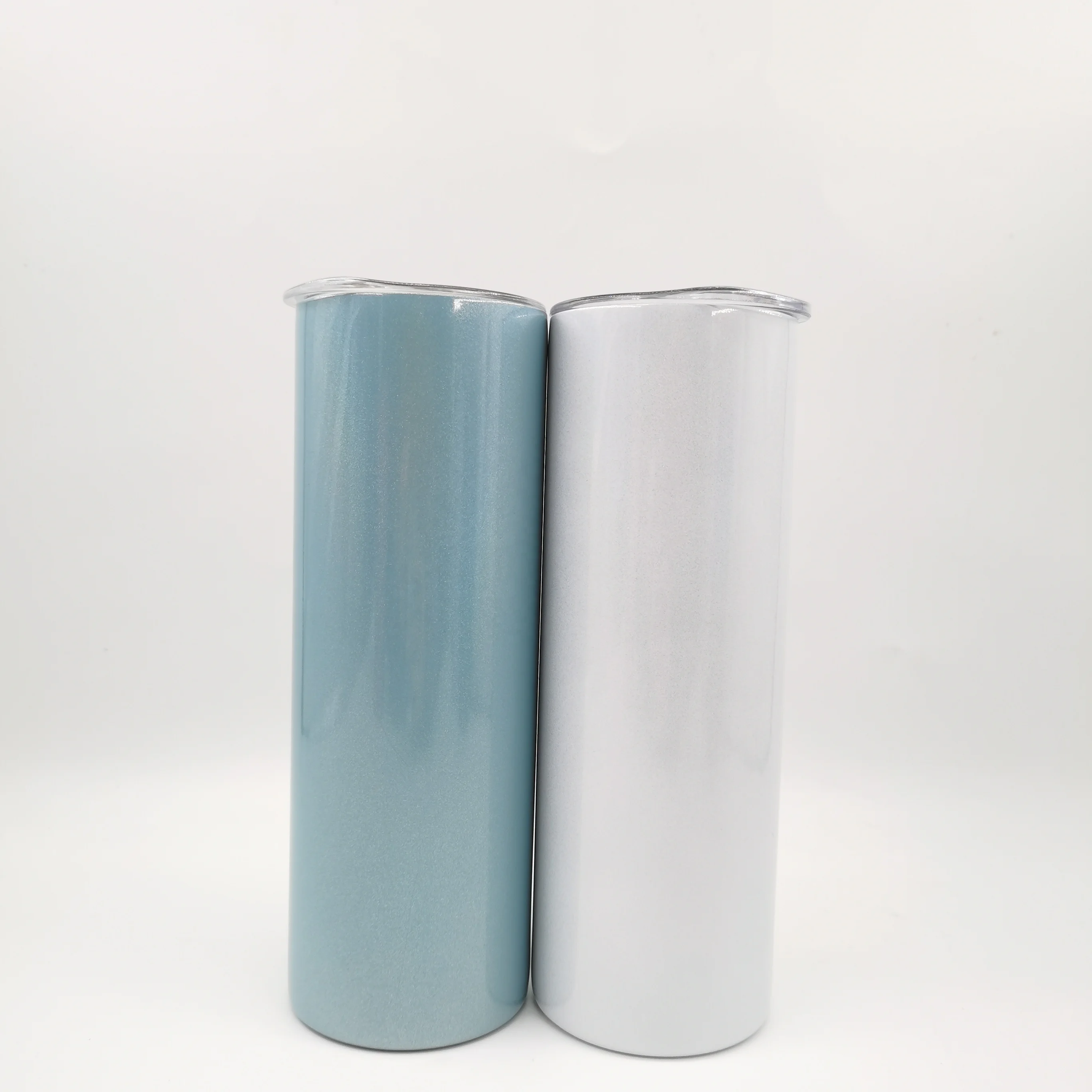 Fiona Chen US Warehouse Stocked: 20oz Glitter Sublimation Straight Tumbler Stainless Steel Tumbler