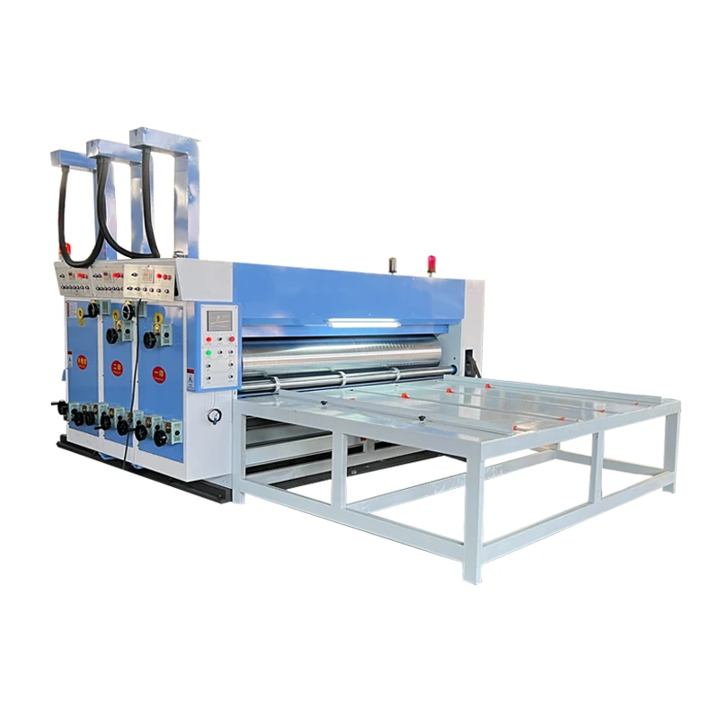 Chain feeder 1 2 3 4 colors corrugated carton boxes printer slotter