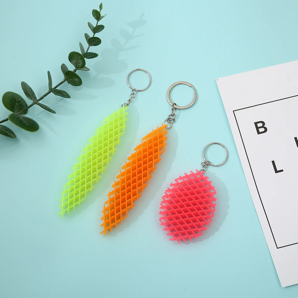 Retractable net toys for anxiety relief Pressure relief elastic deformation toy Multi-color mini elastic mesh