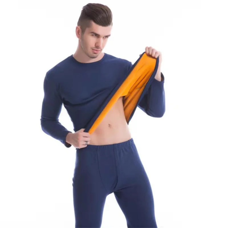 
Velvet and thick women thermal underwear set for men wholesale 