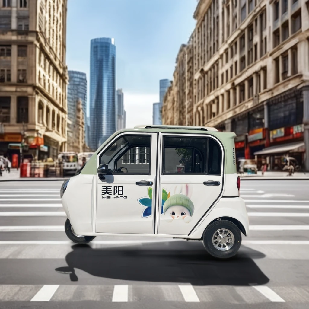 Tricycle lithium battery for B70 solar electric car new energy electric car