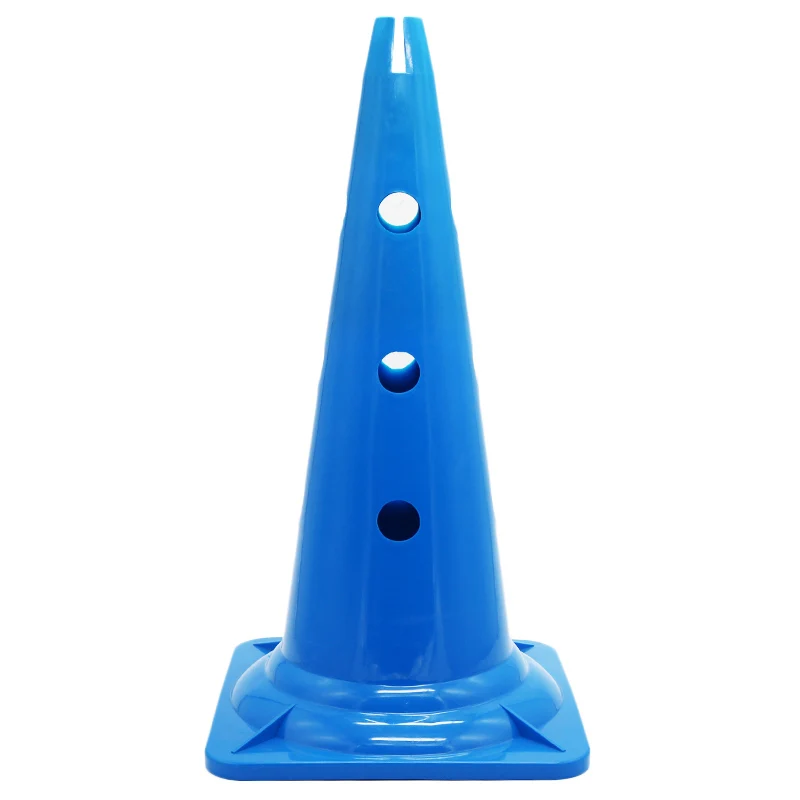 52cm height with hole training cone football training equipment plastic cone and agile cone wholesale
