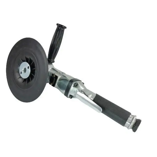 Die-Casting Housing Button Exhaust Air Pneumatic Angle Polisher Sander Grinder 2500rpm 7Inch Pad Size With Custom Service