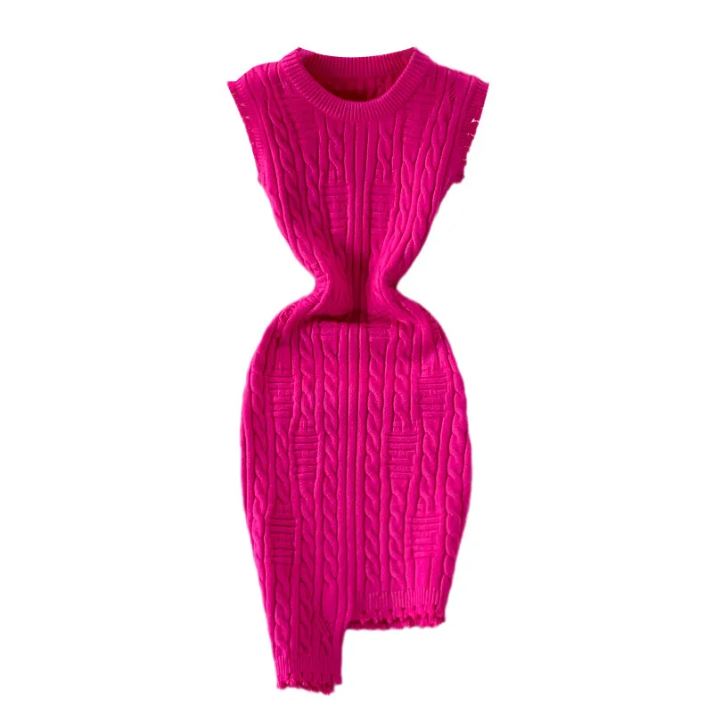 Black Nightclub Ladies Evening Gown Club Korean Sexy Tight Dress Elegant Women Party Sweater Dress