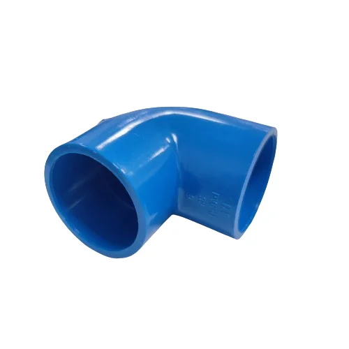 SALVADOR DIN standard plastic pipe fitting Blue pvc fitting pipe 90 degree elbow