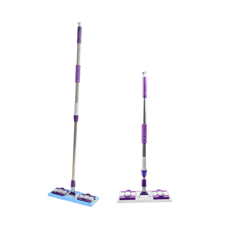 H-003 Spinning Dust Mop Microfiber Antistatic Industrial Esd Flat Cleanroom Mop with Two Mop Clothes
