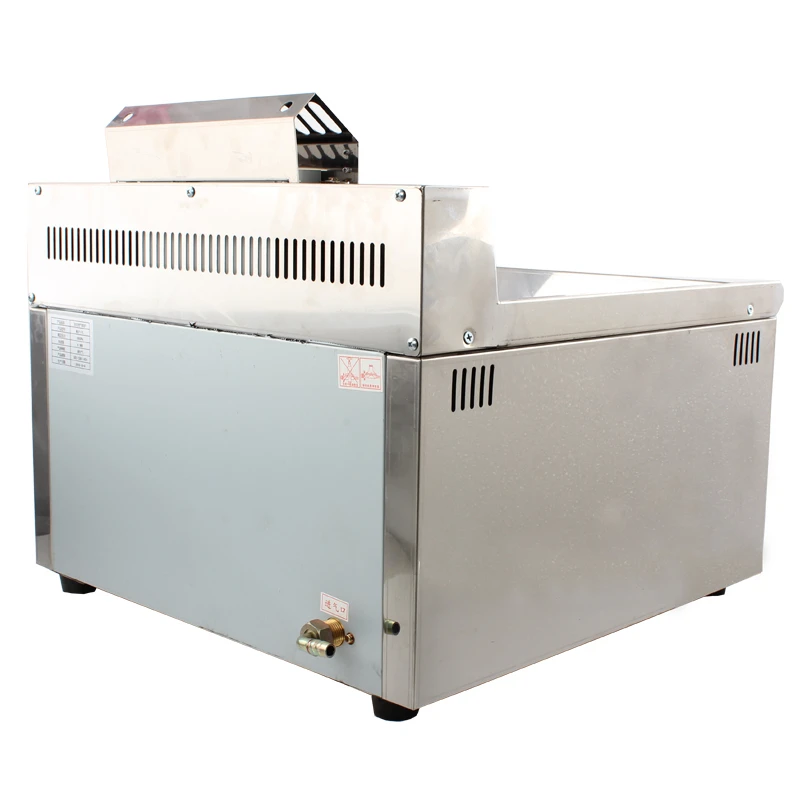 Hot sale thermostatic LPG deep fryer 17L single tank chips fries chicken frying machine with thermostat control gas fryer