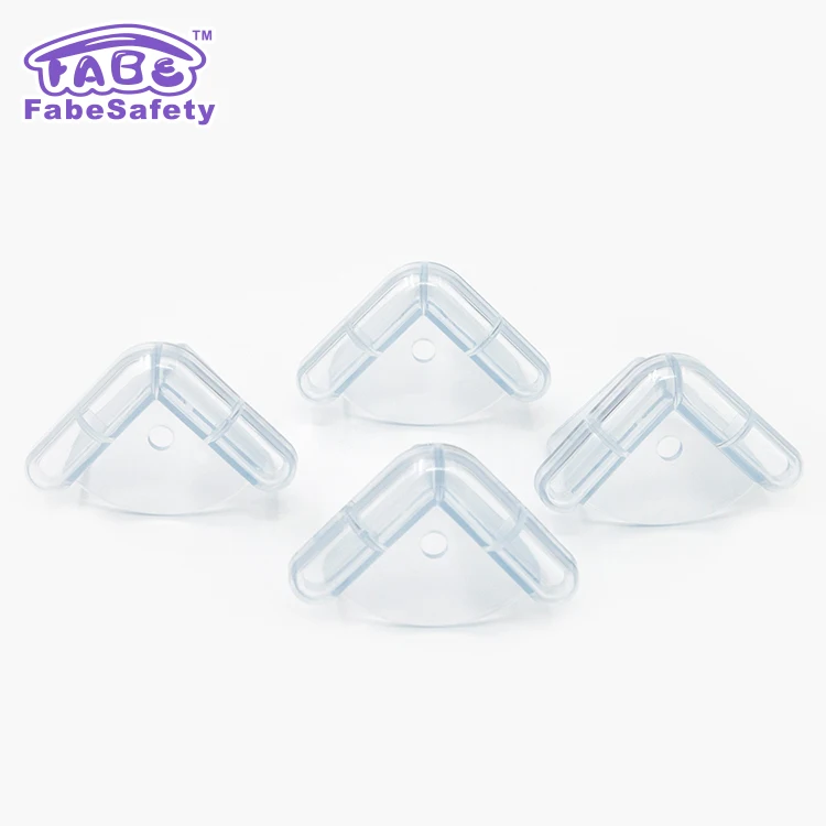High Quality PVC Transparent Child Table Corner Protectors Protective Safely Right Angled Furniture Guard for Spacesaving Design